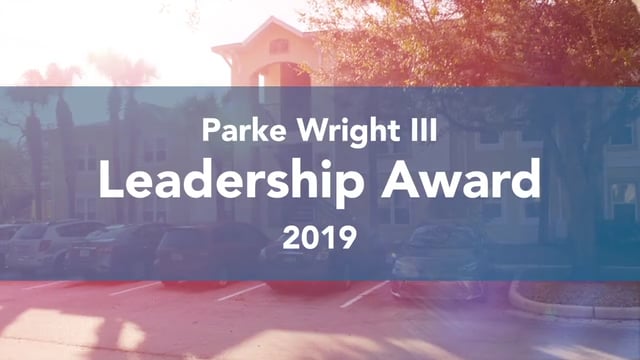 Parke Wright III Leadership Award 2019
